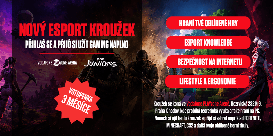 DNE Juniors - Obecný esport kroužek 2026